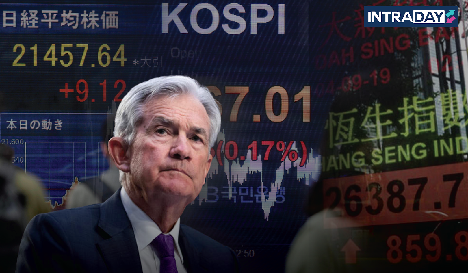 Pasaran Asia Goyah, Kenyataan Powell Membimbangkan