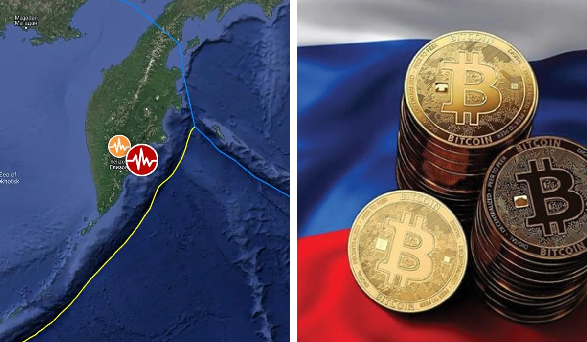 Gempa Bumi Di Rusia Punca Harga Bitcoin Jatuh Mendadak?