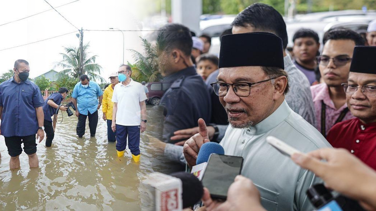 PM Anwar Bekukan Cuti Jemaah Menteri, Kerah Tenaga Bantu Mangsa Banjir