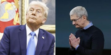 Demi Pengecualian Tarif, Tim Cook Mahu Berbaik Dengan Trump?