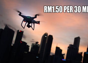 Terbang Dron Kena Caj Hanya RM1.50 Untuk 30 Minit!