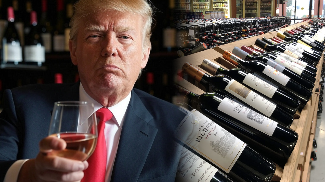 Perang Perdagangan Trump Semakin Mengganas, Cukai 200% Buat Arak Eropah ‘Terkulai’