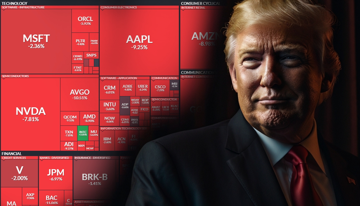 Tarif Trump Cetus Kejatuhan $2.4 Trilion Wall Street, Ancaman Kemelesetan Meningkat