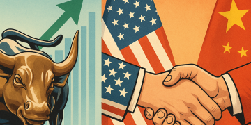 Wall Street Melonjak Tinggi, Susulan Perjanjian Perdamaian AS-China