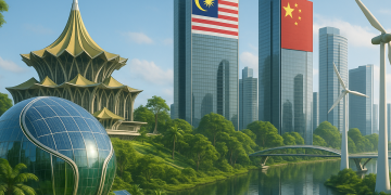 PETROS & Syarikat China Rancang Bangunkan Hab Rendah Karbon Di Kuching