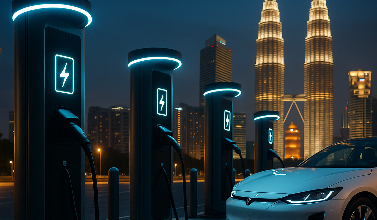 Malaysia Sasar Wujudkan 10,000 Pengecas Kenderaan EV di Seluruh Negara