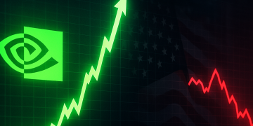 Saham Nvidia Kembali Mengukuh, Pasaran AS Jatuh Semula