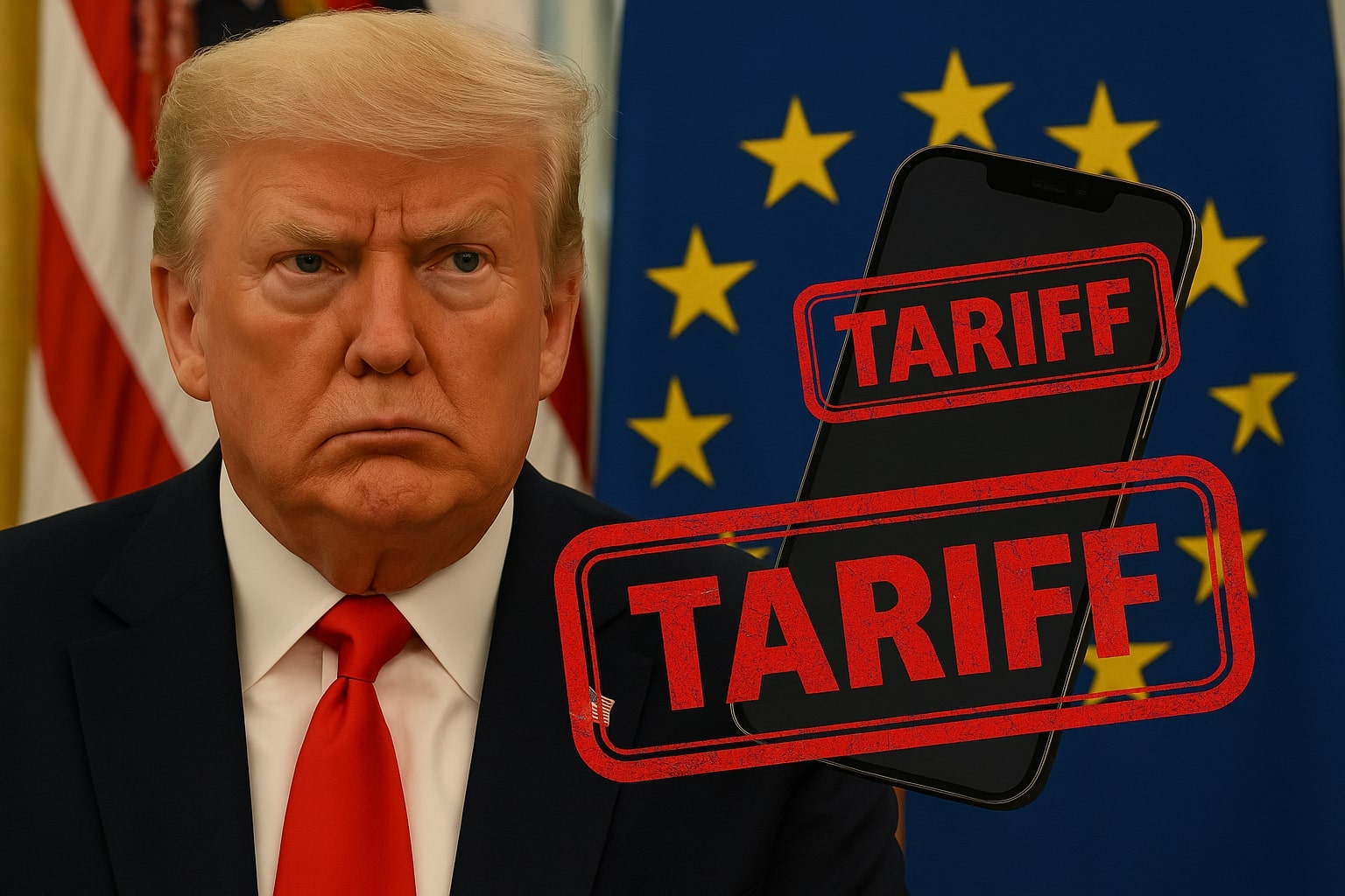 Perang Tarif Trump Kembali! – 50% Untuk EU & 25% Untuk Telefon Pintar