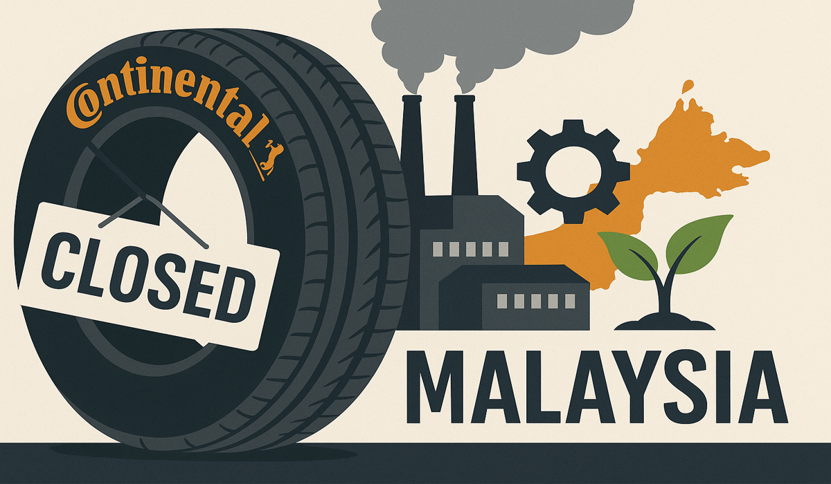 Pengeluar Tayar Global Continental Tamatkan Operasi Di Malaysia