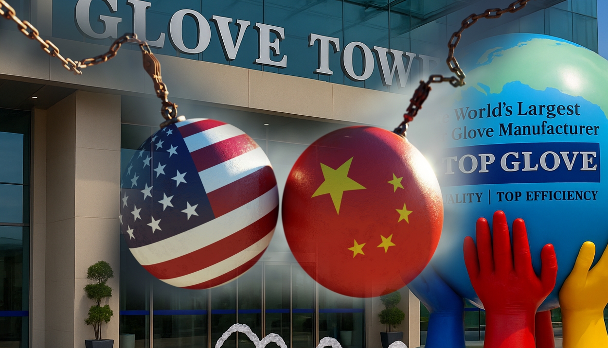 Top Glove Berisiko Terjejas Jika Hubungan AS-China Bertambah Baik