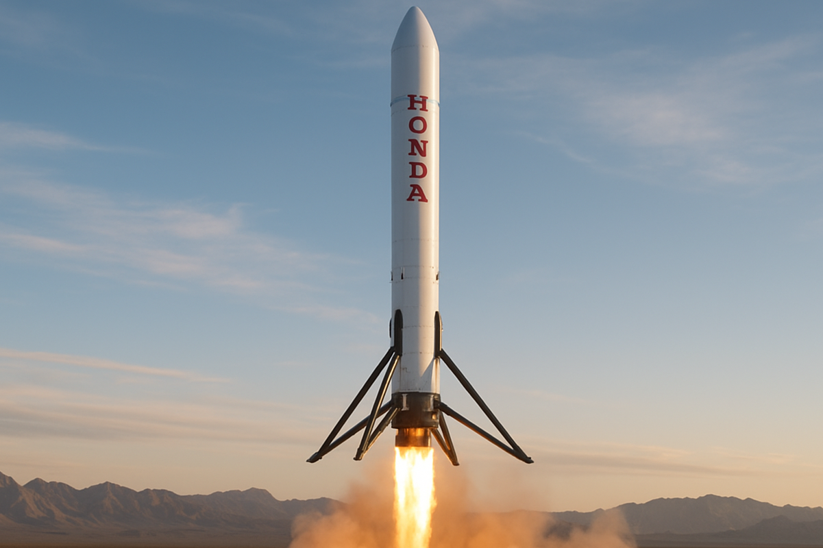 Honda Berjaya Lancar & Daratkan Roket Guna Semula