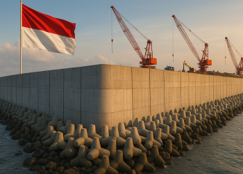 Indonesia Bakal Bina Tembok Laut Gergasi Bernilai $80 Bilion