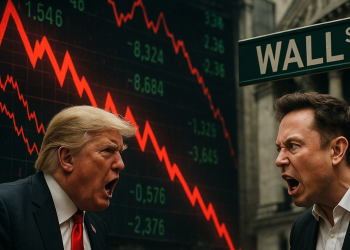 Pasaran AS Menjunam Selepas Trump & Musk Bergaduh