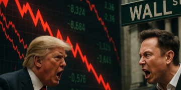 Pasaran AS Menjunam Selepas Trump & Musk Bergaduh