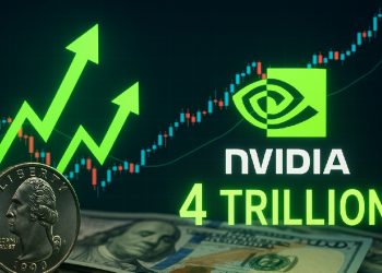 Indeks Saham Utama Melonjak, Nilai Nvidia Cecah $4 Trillion
