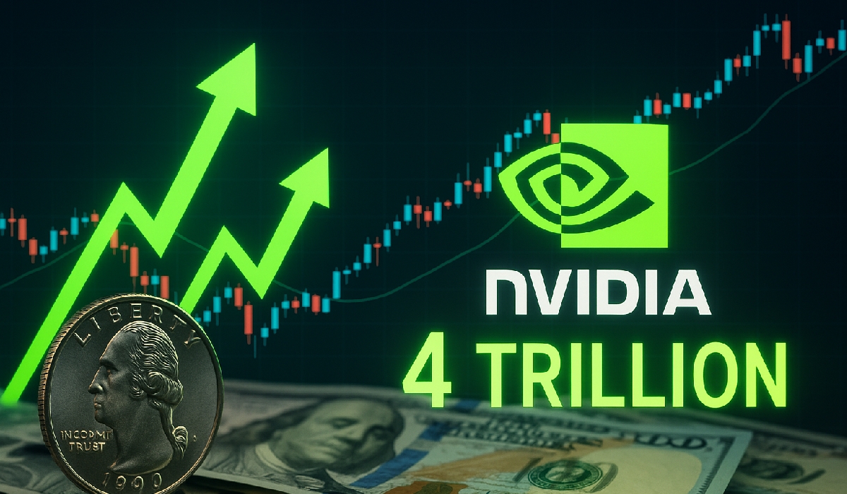Indeks Saham Utama Melonjak, Nilai Nvidia Cecah $4 Trillion