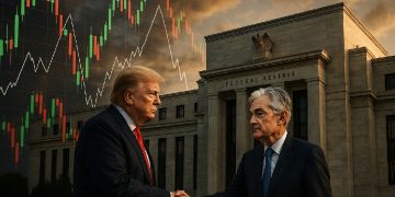 Pasaran Saham Bercampur Ketika Trump Jumpa Powell Di Federal Reserve!