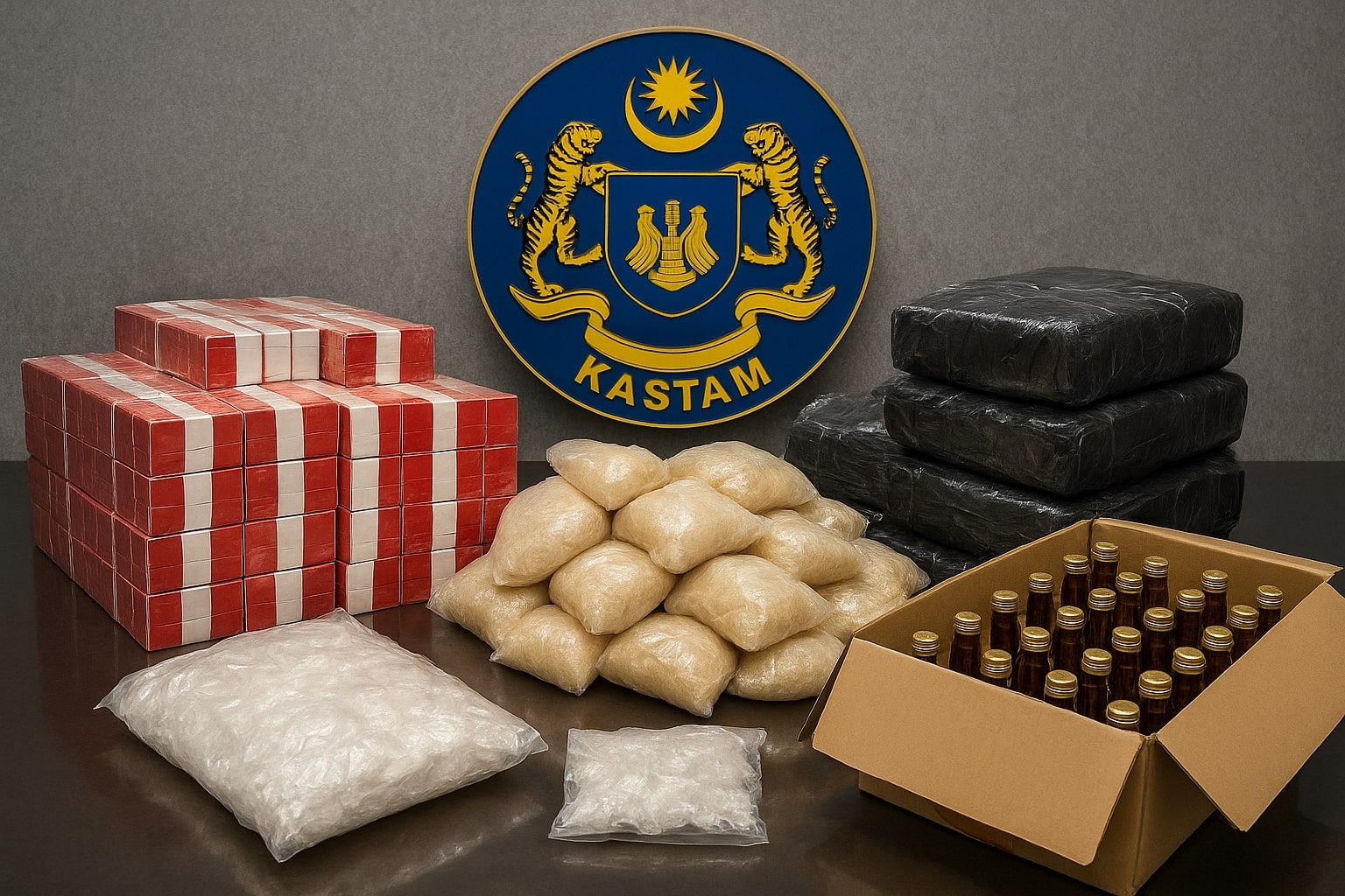 Rampasan Kastam Meningkat Berbanding Tahun Lalu, Cecah RM1.29 Bilion!