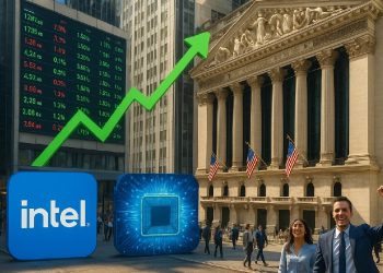 Saham Intel Catat Kenaikan Harian Terbesar Sejak Oktober 1987!