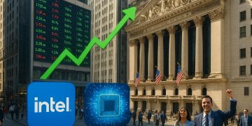 Saham Intel Catat Kenaikan Harian Terbesar Sejak Oktober 1987!