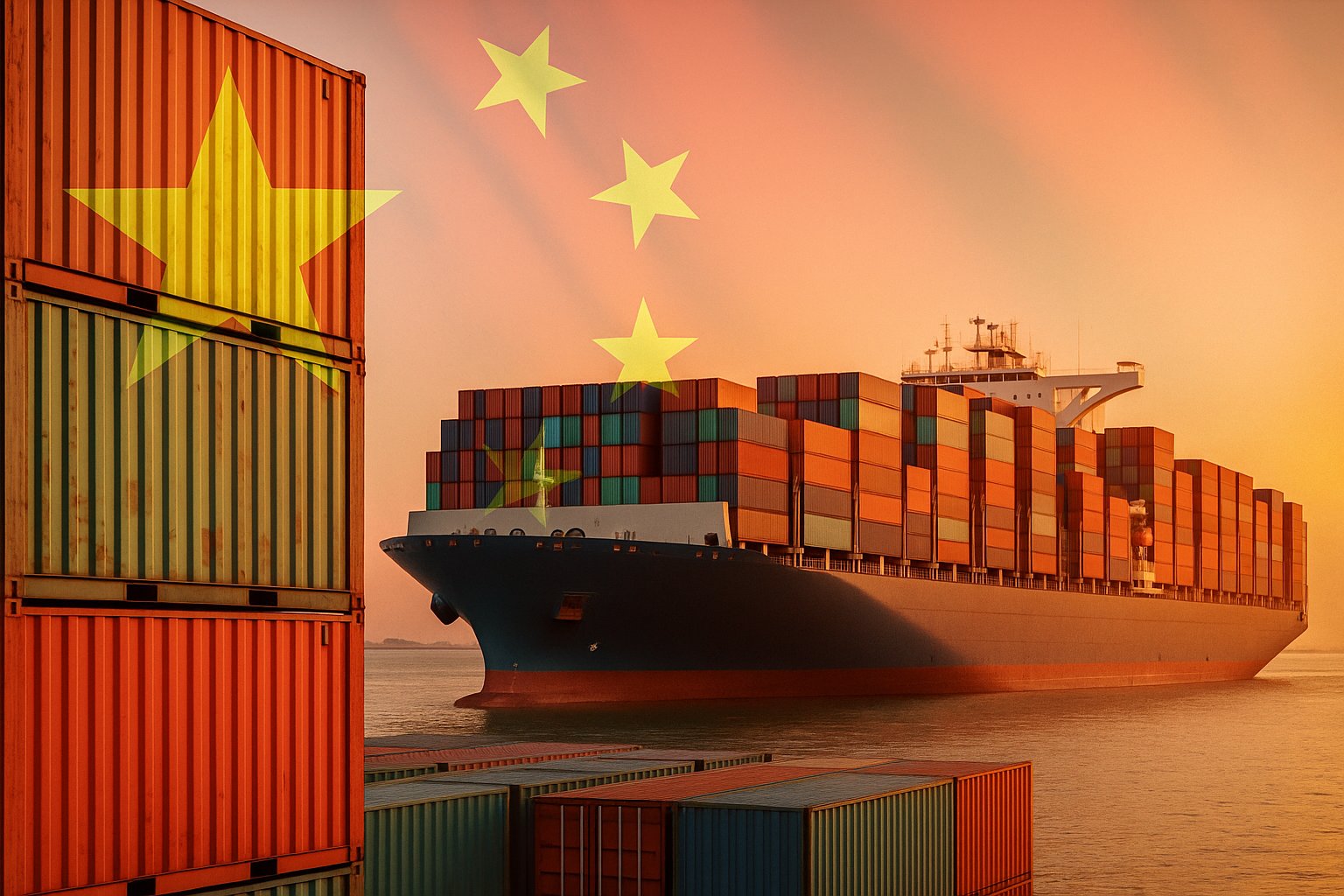 Eksport China Catat Pertumbuhan Terendah 6 Bulan!