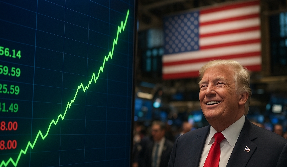 Saham AS Melonjak Selepas Trump Redakan Ketegangan Dengan China