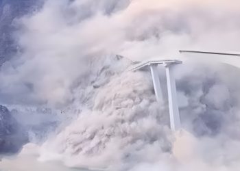 Jambatan Baharu Di China Runtuh Sejurus Dibuka!