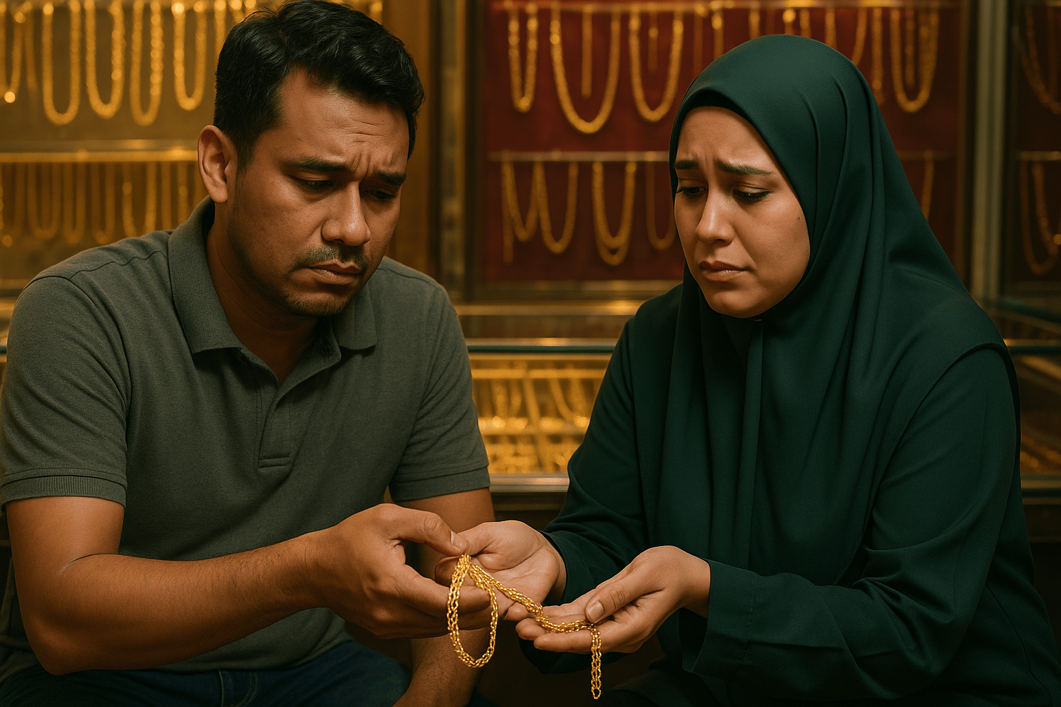 “Gadai Barang Kemas Isteri RM18,000 Demi Trading”