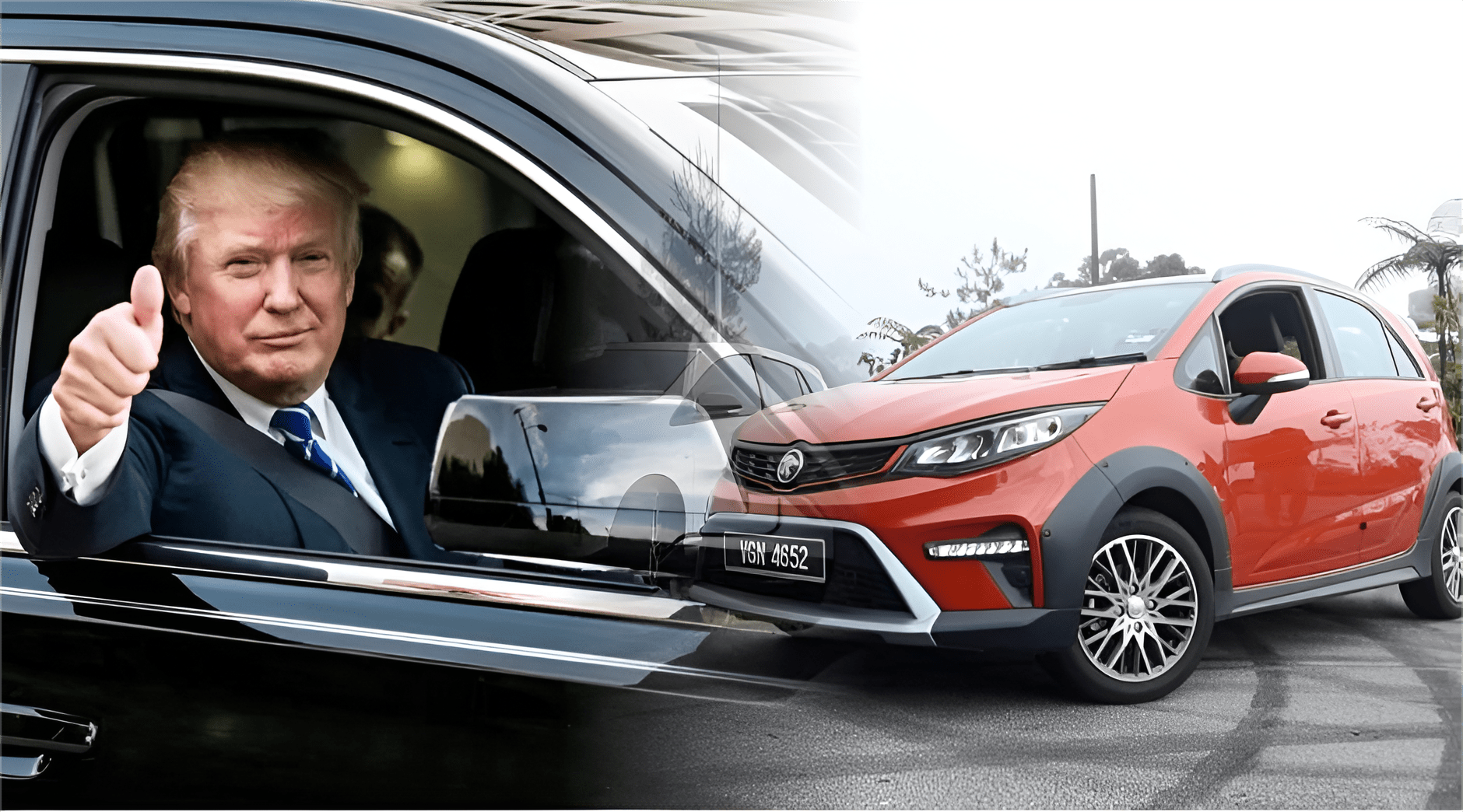 Trump Puji Reka Bentuk Kereta Malaysia – “Kecil & Comel”