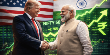 Saham & Rupee India Melonjak Selepas AS Turunkan Tarif!