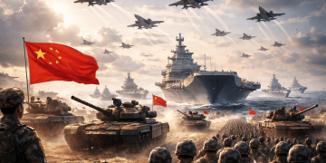 China Umum Bajet Pertahanan Naik 7% Pada 2026