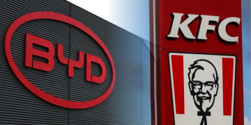 BYD & KFC Jalin Kerjasama, Pelanggan Boleh Makan Sambil Caj Kereta!