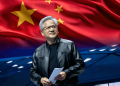 Saham AI China Melonjak Susulan Lawatan Huang