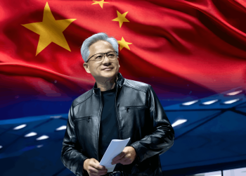 Saham AI China Melonjak Susulan Lawatan Huang