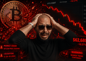 Andrew Tate Tak Reti Trade BTC, Rugi $85,000 dalam 16 Jam!