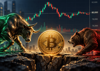 Bitcoin Berlegar Bawah $80,000, Volume Mula Menyusut