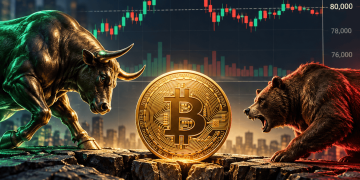 Bitcoin Berlegar Bawah $80,000, Volume Mula Menyusut